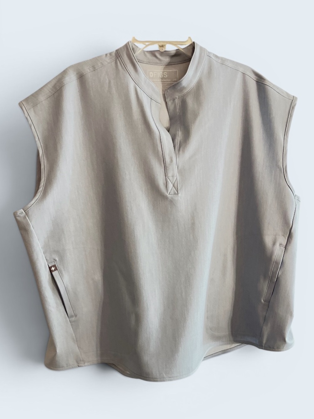 Figs Chambray (PO# 6580) Rafaela Scrub Top NWOT Size XXL